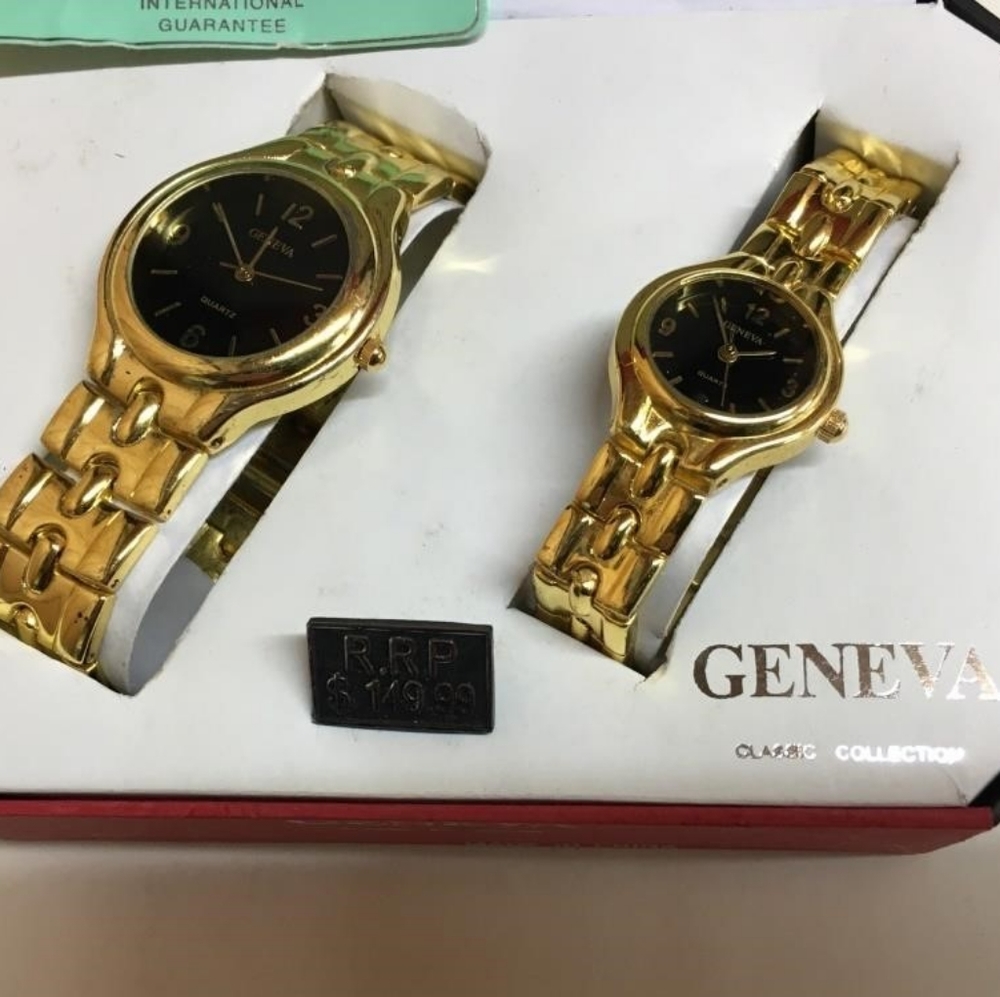 Genuine Geneva his and hers wrist watch